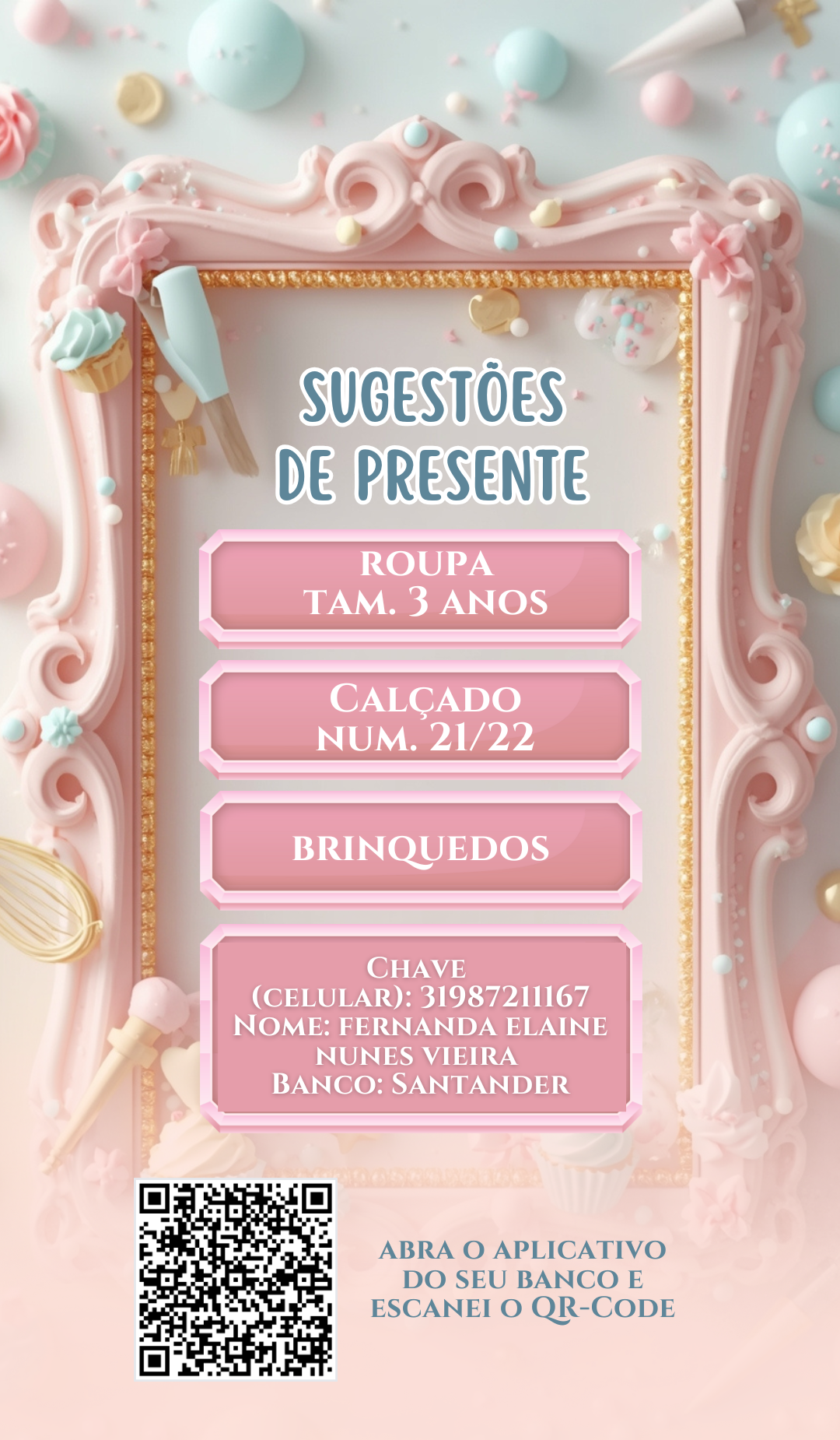 Sugestões de presente