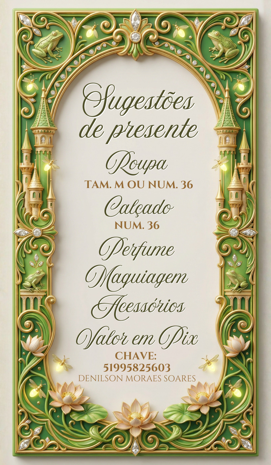 Sugestões de presente