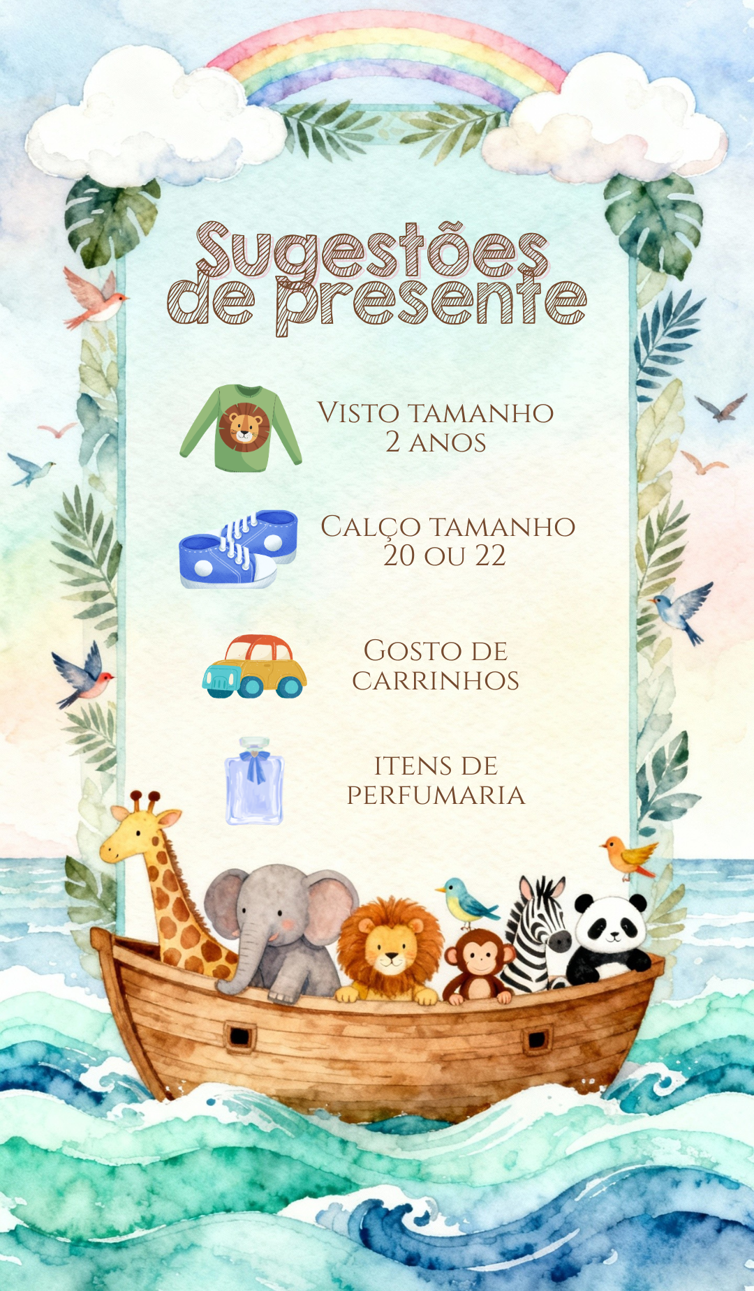 Sugestões de presente