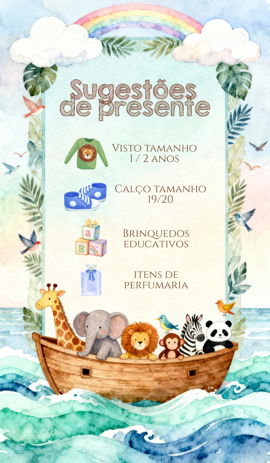 Sugestões de presente