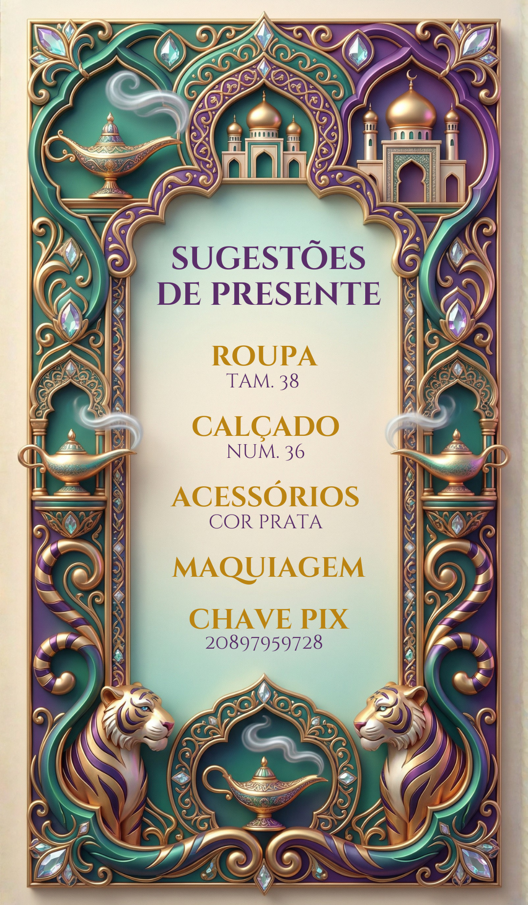 Sugestões de presente